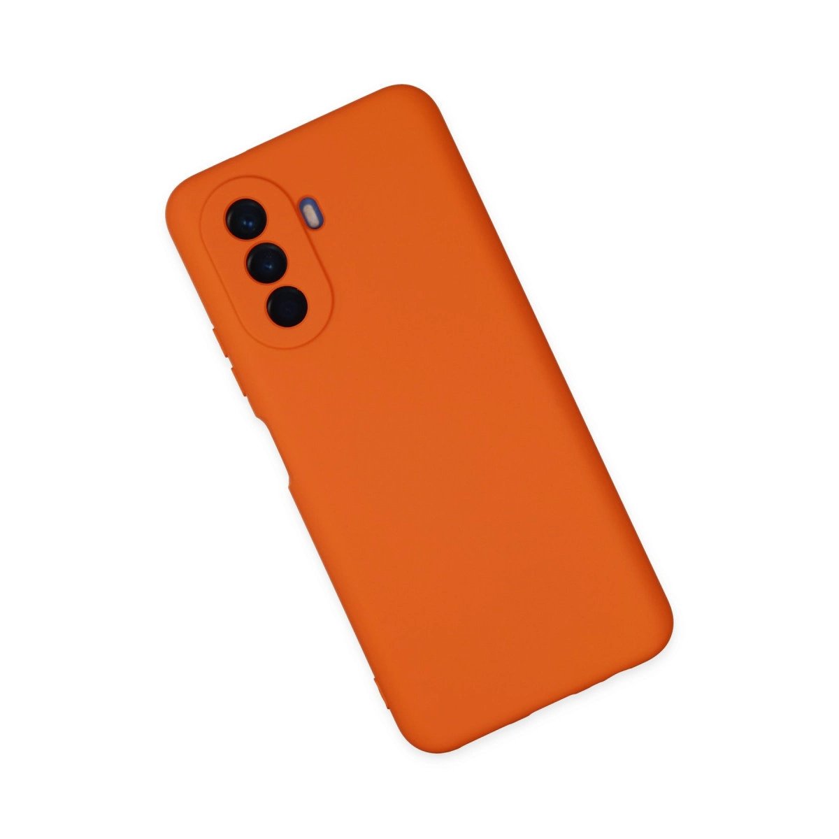 Huawei Nova Y70 Kılıf Nano İçi Kadife Silikon - Turuncu Huawei Nova Y70 Kılıf Nano İçi Kadife Silikon - Turuncu
