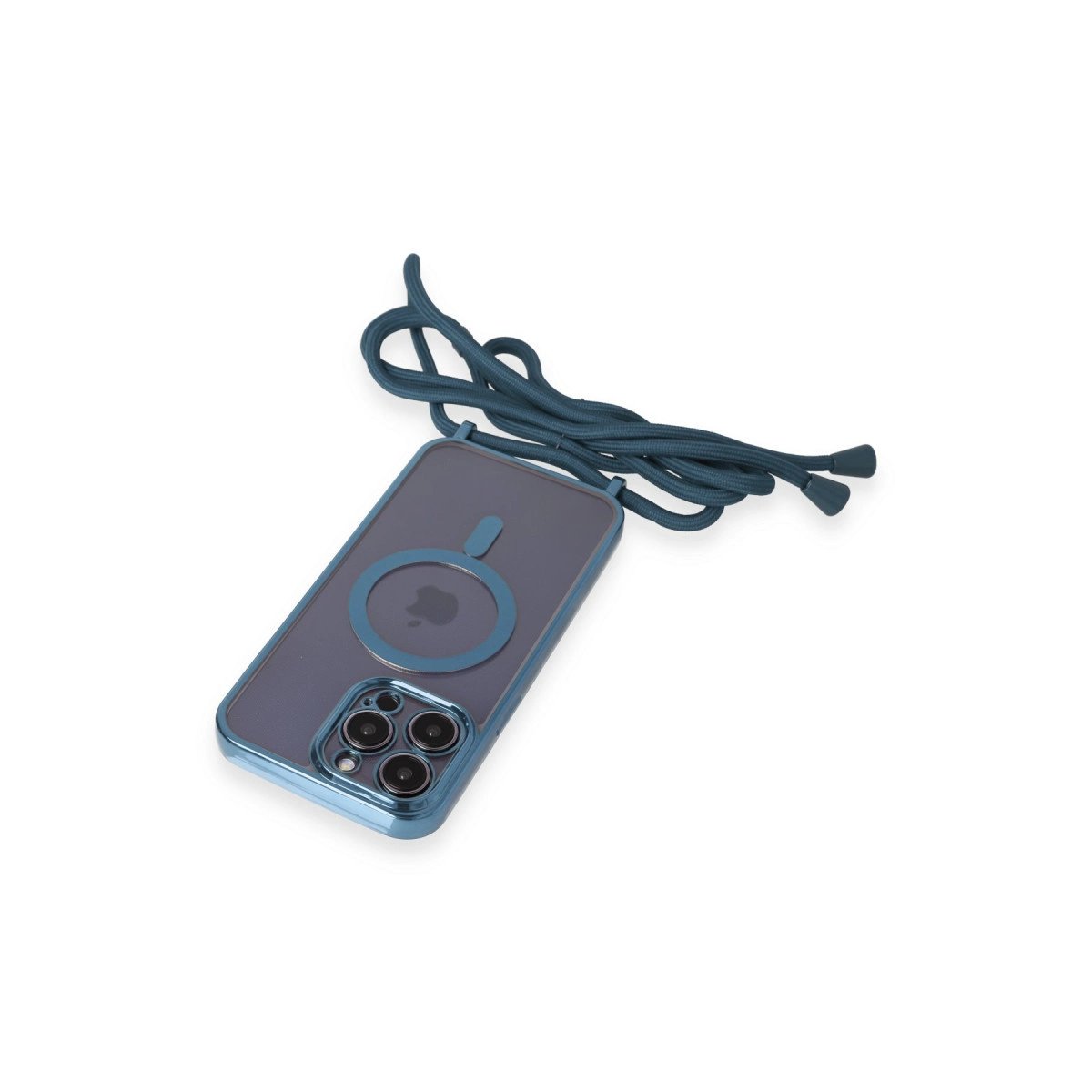İphone 13 Pro Kılıf Divo Lazer Askılı Magsafe Kapak - Sierra Blue İphone 13 Pro Kılıf Divo Lazer Askılı Magsafe Kapak - Sierra Blue