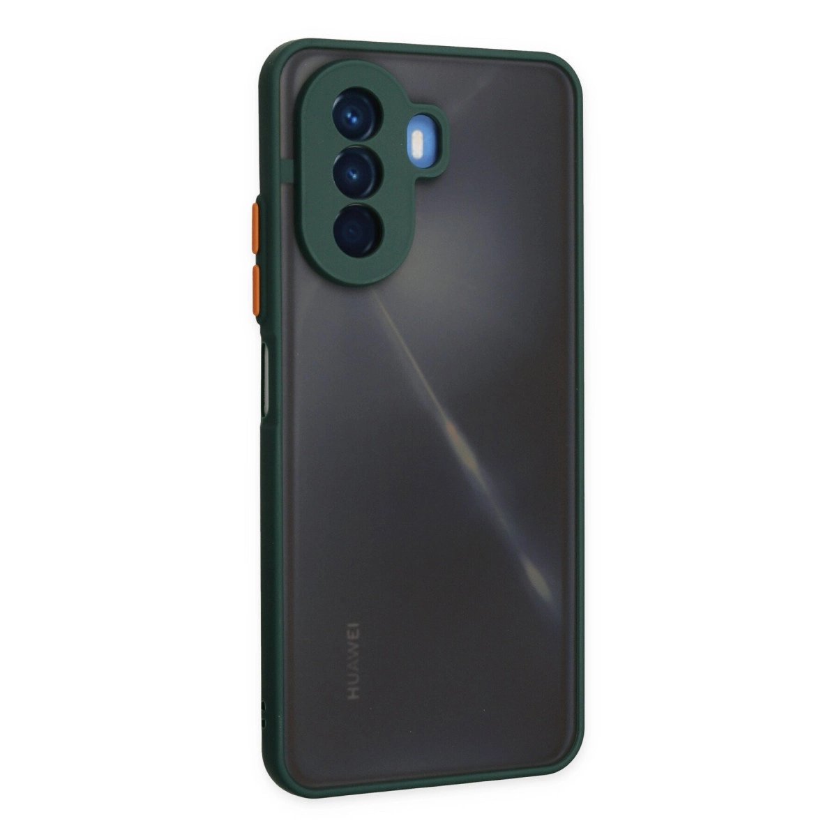 Huawei Nova Y70 Kılıf Montreal Silikon Kapak - Yeşil Huawei Nova Y70 Kılıf Montreal Silikon Kapak - Yeşil