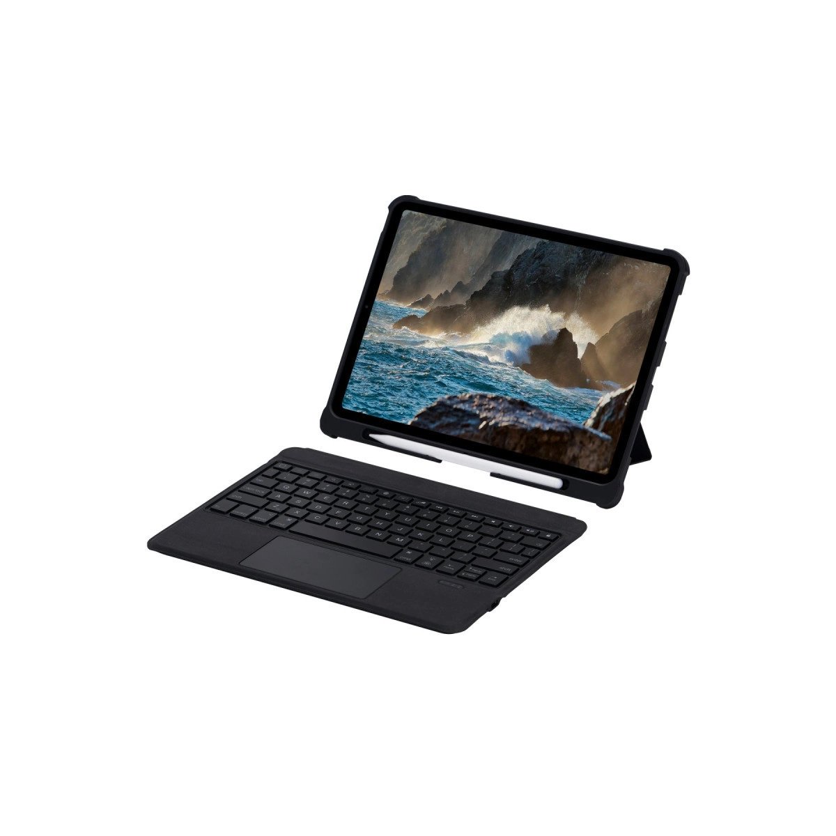 T5209d İpad Pro 12.9 (2021) Kılıf İnter Ledli Klavyeli Tablet Kılıfı - Siyah T5209d İpad Pro 12.9 (2021) Kılıf İnter Ledli Klavyeli Tablet Kılıfı - Siyah