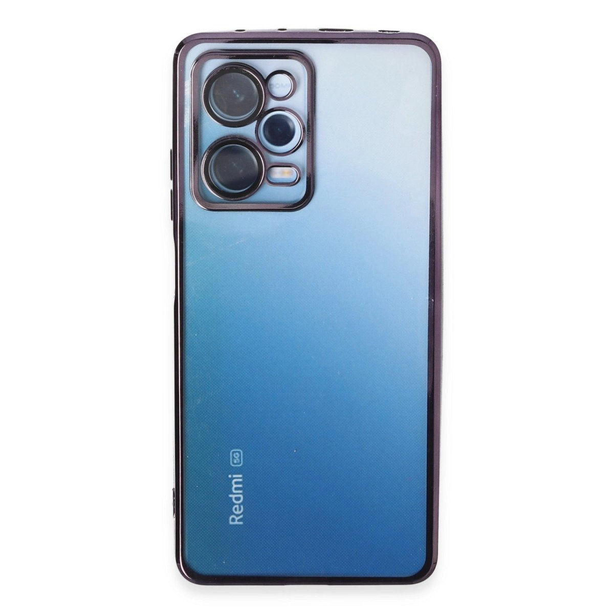 Xiaomi Redmi Note 12 Pro 5g Kılıf Razer Lensli Silikon - Mor Xiaomi Redmi Note 12 Pro 5g Kılıf Razer Lensli Silikon - Mor