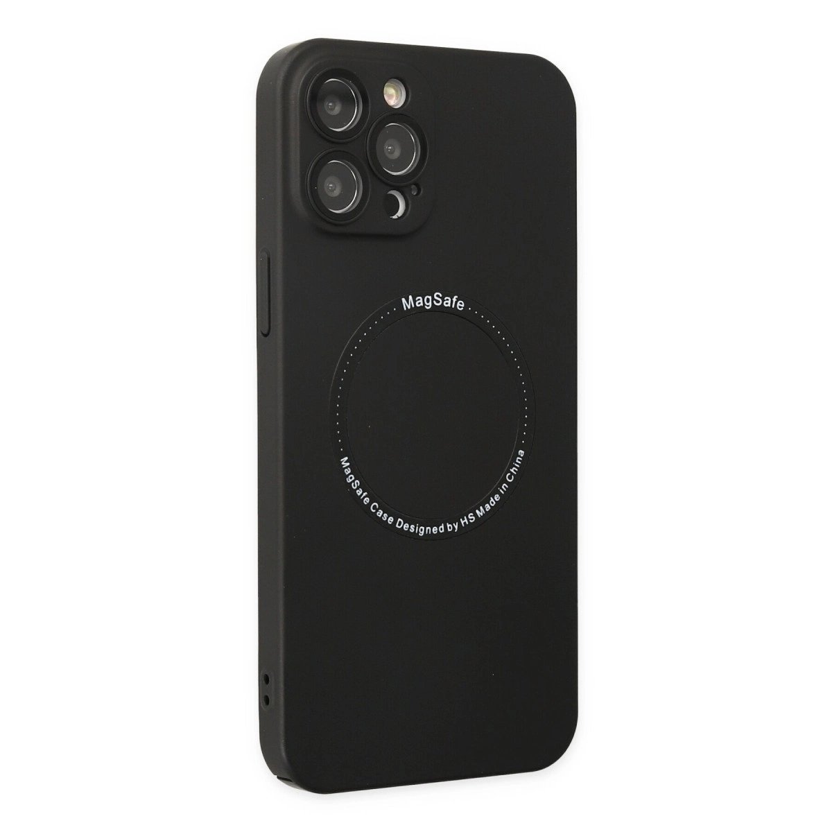 İphone 12 Pro Kılıf Jack Magneticsafe Lens Silikon - Siyah İphone 12 Pro Kılıf Jack Magneticsafe Lens Silikon - Siyah