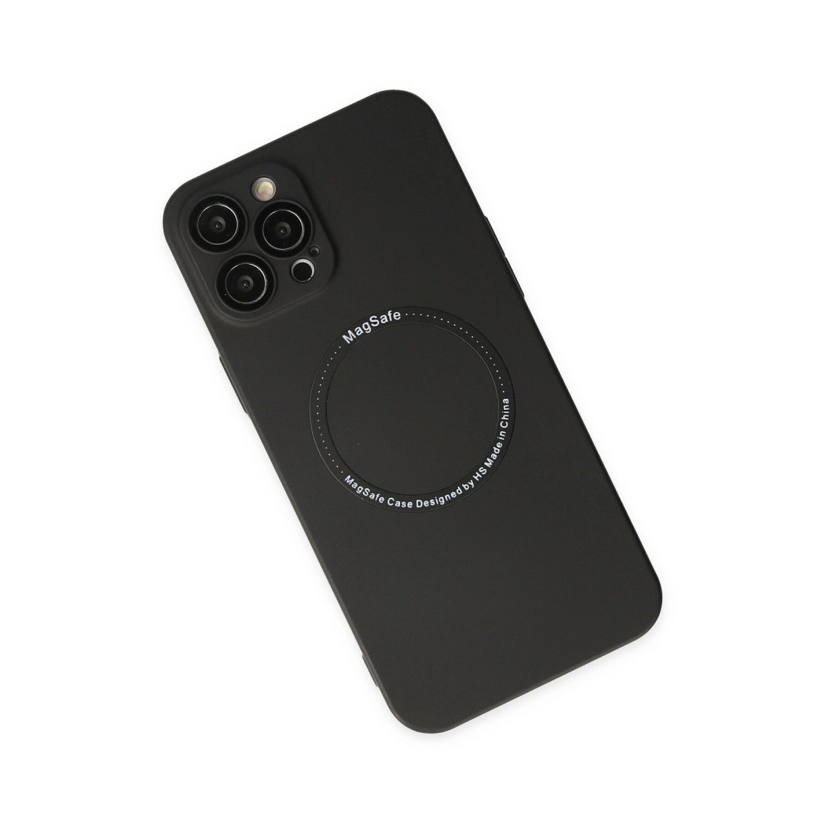 İphone 12 Pro Kılıf Jack Magneticsafe Lens Silikon - Siyah İphone 12 Pro Kılıf Jack Magneticsafe Lens Silikon - Siyah