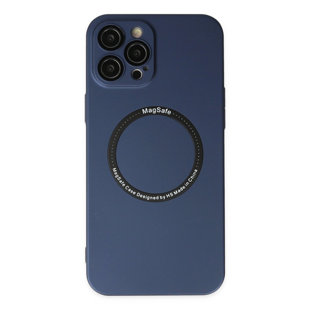 İphone 12 Pro Kılıf Jack Magneticsafe Lens Silikon - Lacivert İphone 12 Pro Kılıf Jack Magneticsafe Lens Silikon - Lacivert