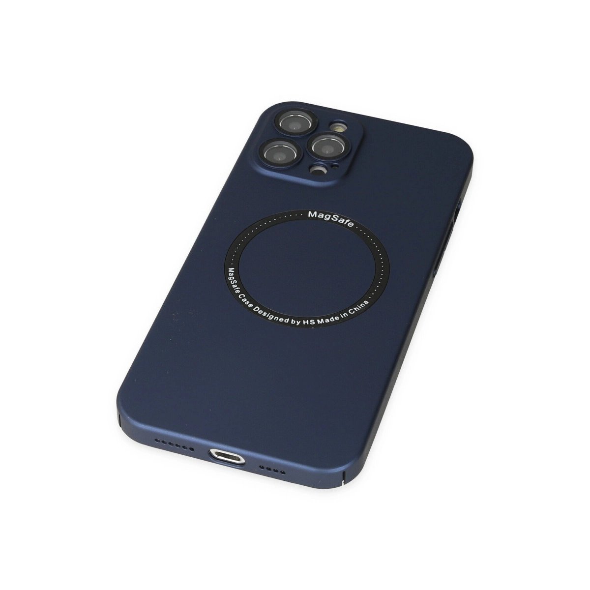 İphone 12 Pro Kılıf Jack Magneticsafe Lens Silikon - Lacivert İphone 12 Pro Kılıf Jack Magneticsafe Lens Silikon - Lacivert