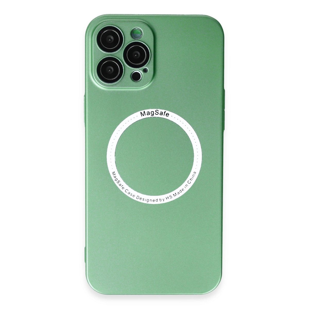 İphone 12 Pro Kılıf Jack Magneticsafe Lens Silikon - Yeşil İphone 12 Pro Kılıf Jack Magneticsafe Lens Silikon - Yeşil