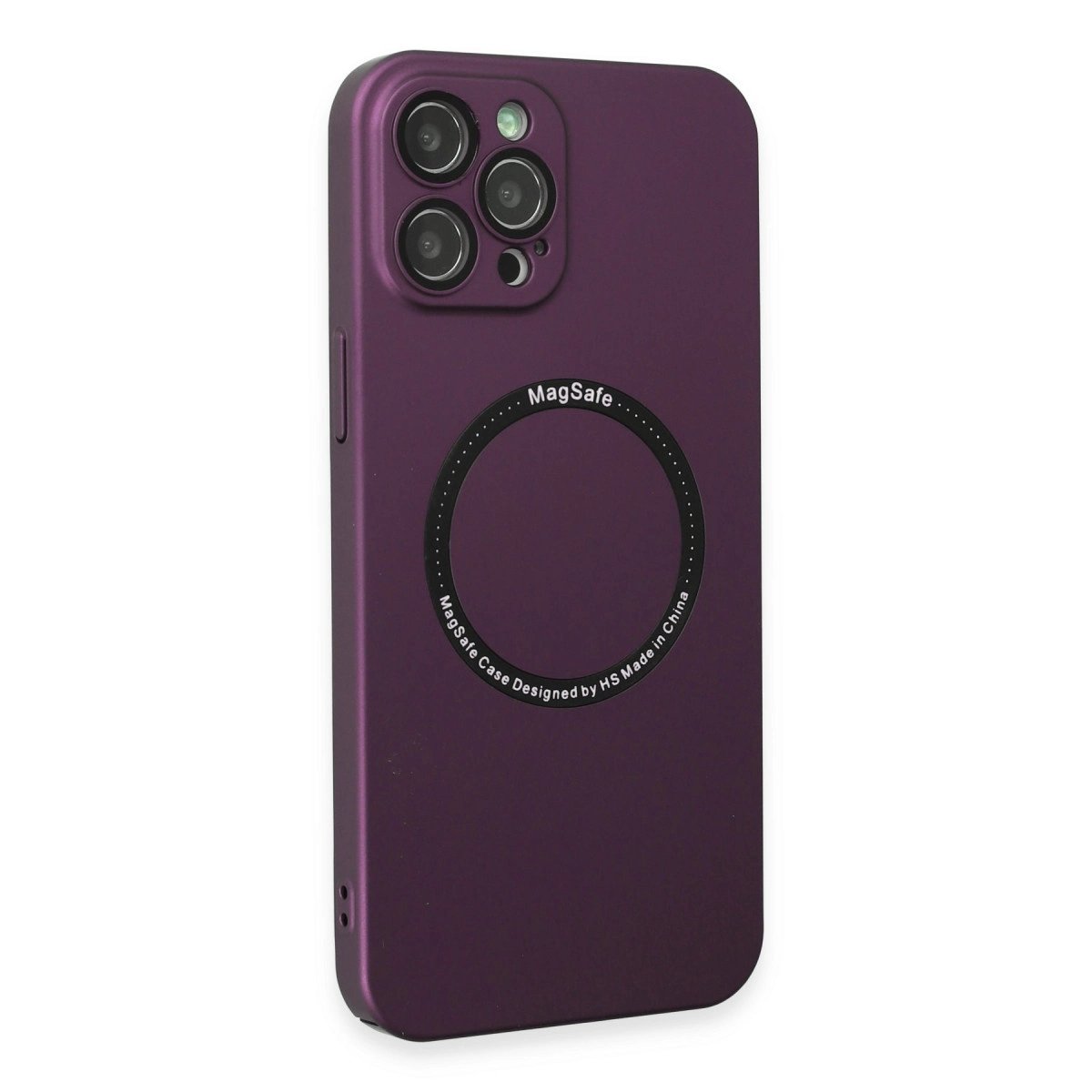 İphone 12 Pro Kılıf Jack Magneticsafe Lens Silikon - Mürdüm İphone 12 Pro Kılıf Jack Magneticsafe Lens Silikon - Mürdüm