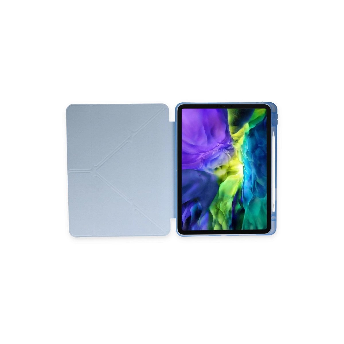 Samsung Galaxy T737 Tab S7 Fe 12.4 Kılıf Kalemlikli Mars Tablet Kılıfı - Mavi Samsung Galaxy T737 Tab S7 Fe 12.4 Kılıf Kalemlikli Mars Tablet Kılıfı - Mavi