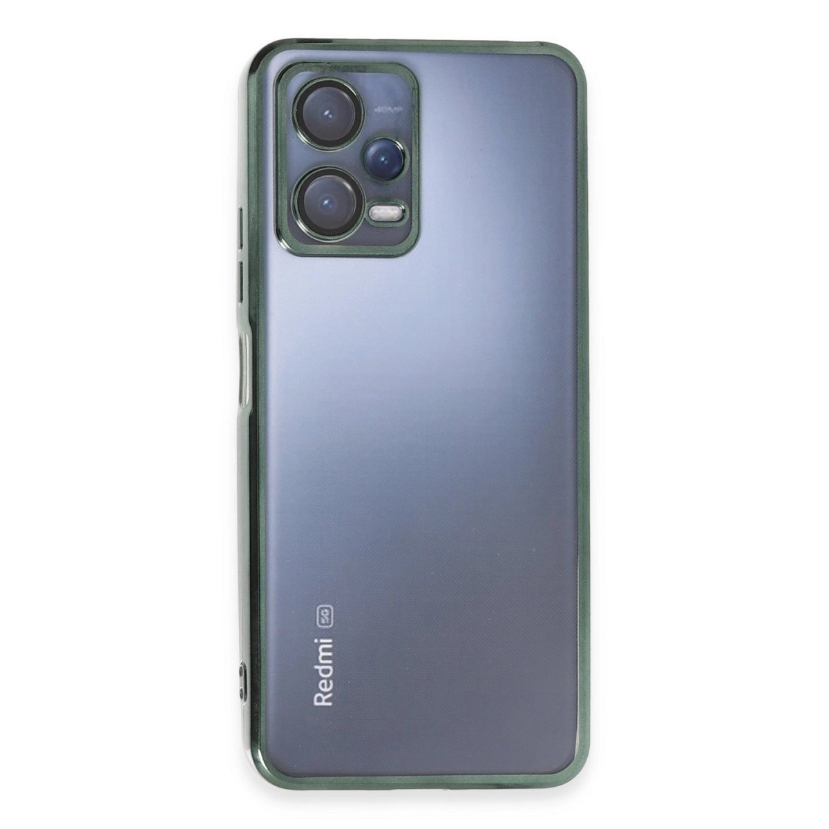 Xiaomi Redmi Note 12 5g Kılıf Razer Lensli Silikon - Yeşil Xiaomi Redmi Note 12 5g Kılıf Razer Lensli Silikon - Yeşil