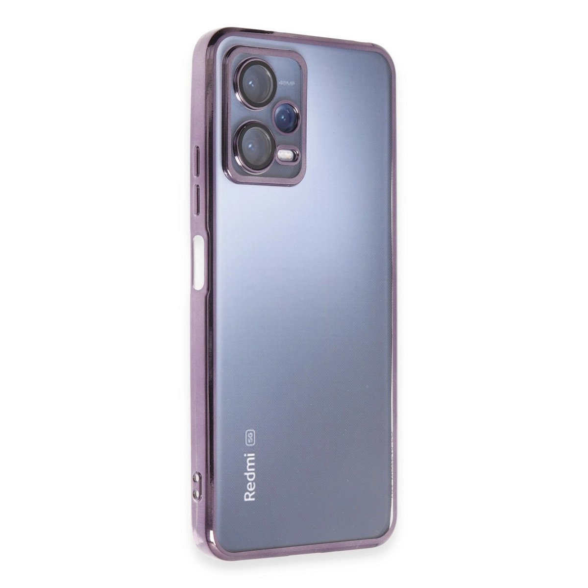 Xiaomi Redmi Note 12 5g Kılıf Razer Lensli Silikon - Mor Xiaomi Redmi Note 12 5g Kılıf Razer Lensli Silikon - Mor