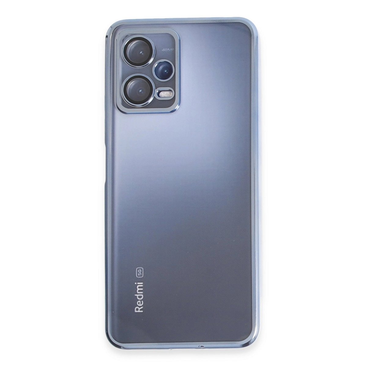Xiaomi Redmi Note 12 5g Kılıf Razer Lensli Silikon - Açık Mavi Xiaomi Redmi Note 12 5g Kılıf Razer Lensli Silikon - Açık Mavi