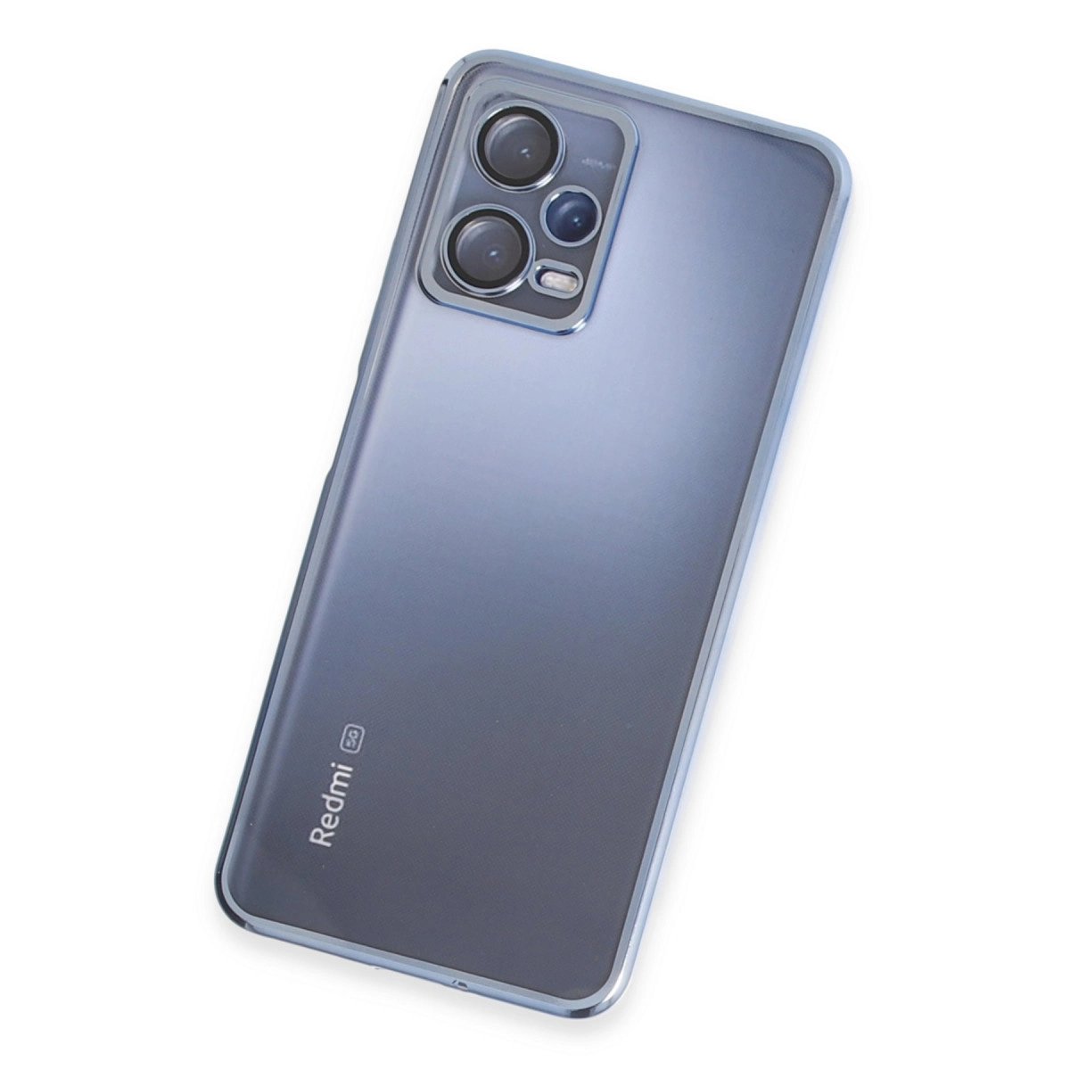Xiaomi Redmi Note 12 5g Kılıf Razer Lensli Silikon - Açık Mavi Xiaomi Redmi Note 12 5g Kılıf Razer Lensli Silikon - Açık Mavi