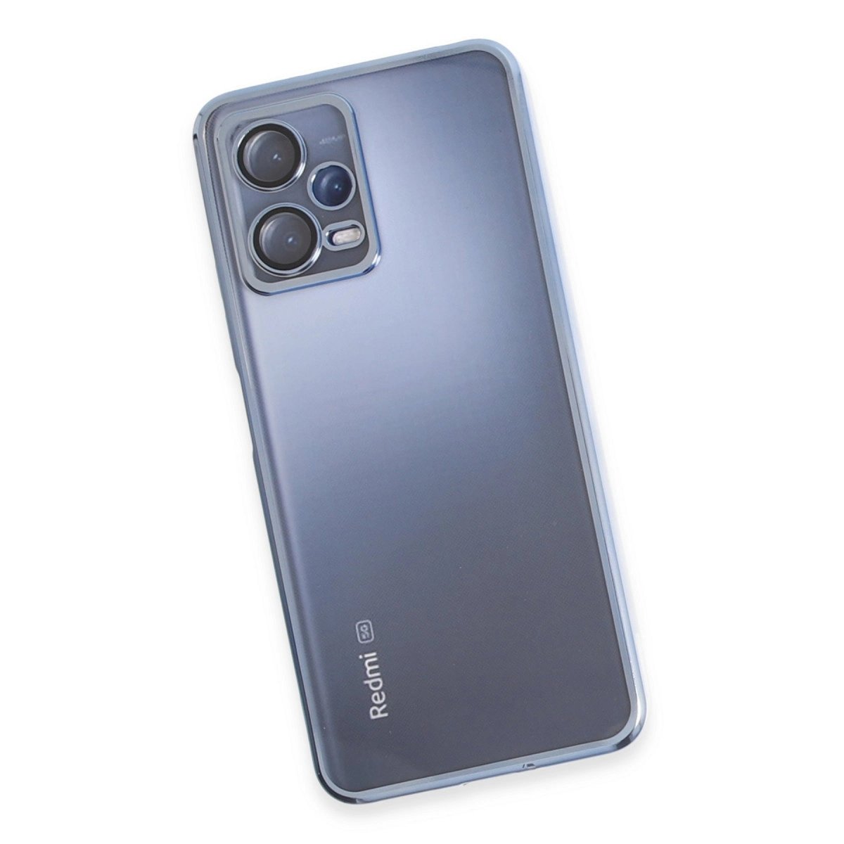 Xiaomi Redmi Note 12 5g Kılıf Razer Lensli Silikon - Açık Mavi Xiaomi Redmi Note 12 5g Kılıf Razer Lensli Silikon - Açık Mavi