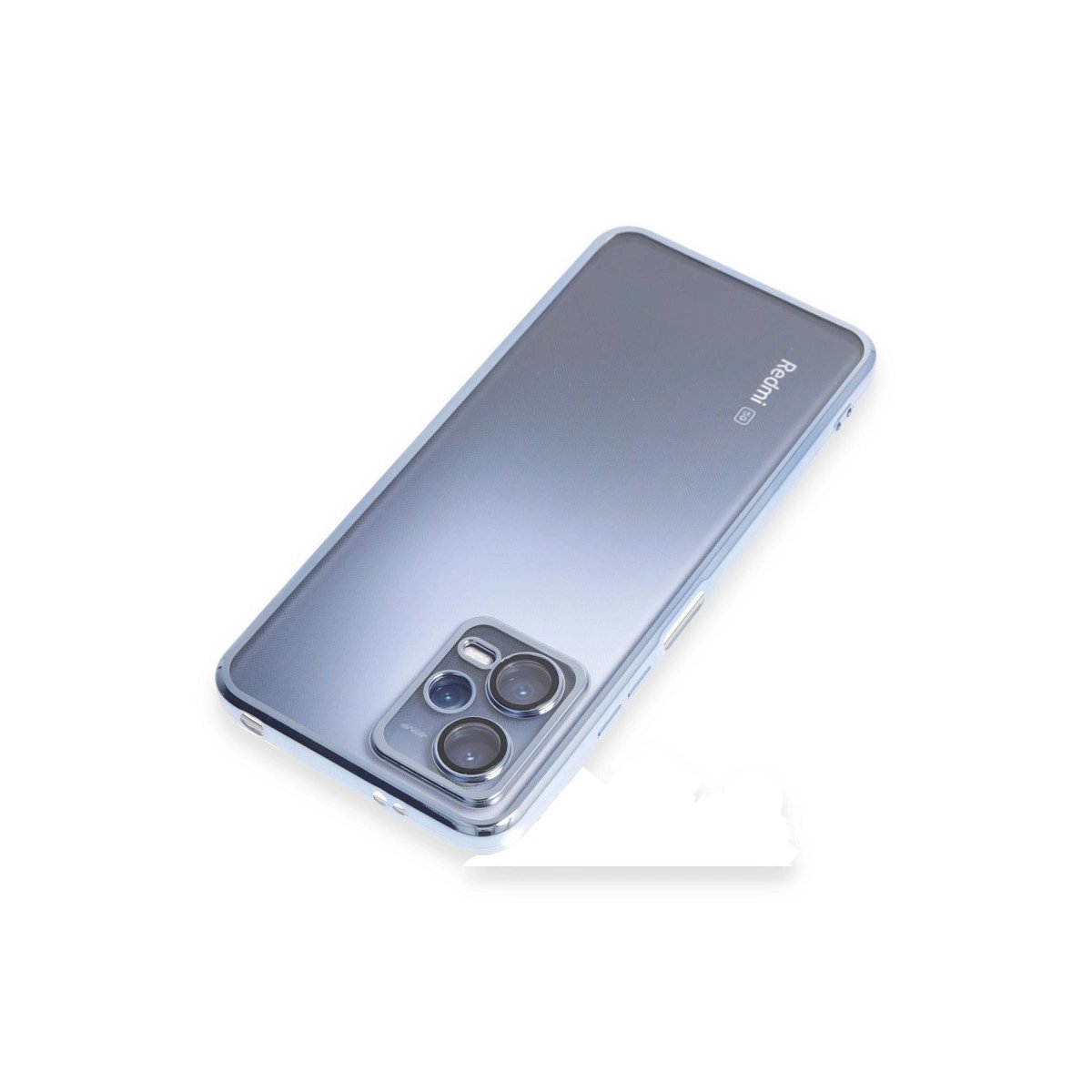 Xiaomi Redmi Note 12 5g Kılıf Razer Lensli Silikon - Açık Mavi Xiaomi Redmi Note 12 5g Kılıf Razer Lensli Silikon - Açık Mavi