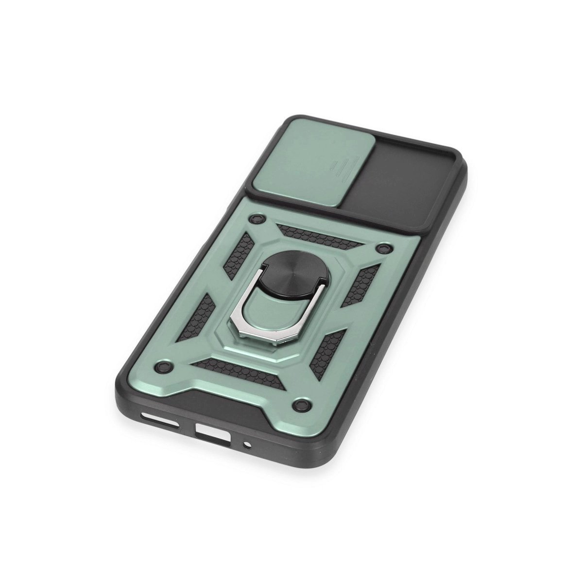 Xiaomi Redmi Note 12 5g Kılıf Pars Lens Yüzüklü Silikon - Yeşil Xiaomi Redmi Note 12 5g Kılıf Pars Lens Yüzüklü Silikon - Yeşil