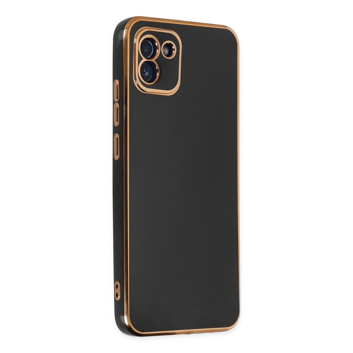 Samsung Galaxy A03 Kılıf Volet Silikon - Siyah Samsung Galaxy A03 Kılıf Volet Silikon - Siyah