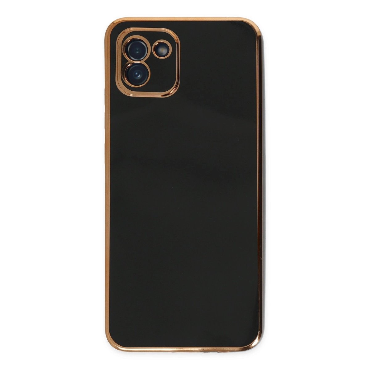 Samsung Galaxy A03 Kılıf Volet Silikon - Siyah Samsung Galaxy A03 Kılıf Volet Silikon - Siyah