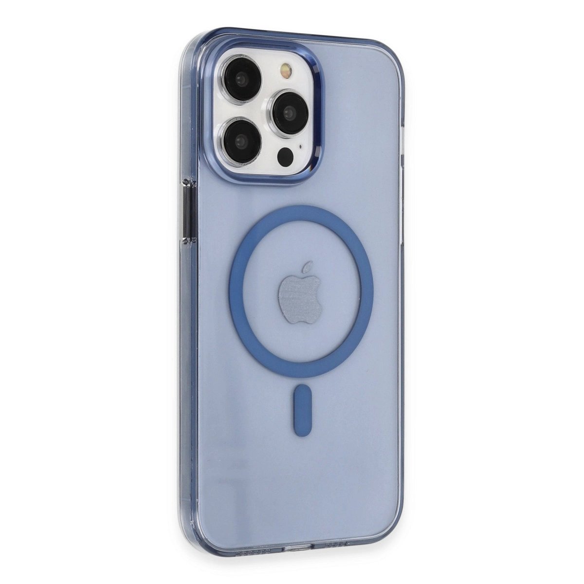 İphone 14 Pro Kılıf Tron Şeffaf Magsafe Kapak - Mavi İphone 14 Pro Kılıf Tron Şeffaf Magsafe Kapak - Mavi