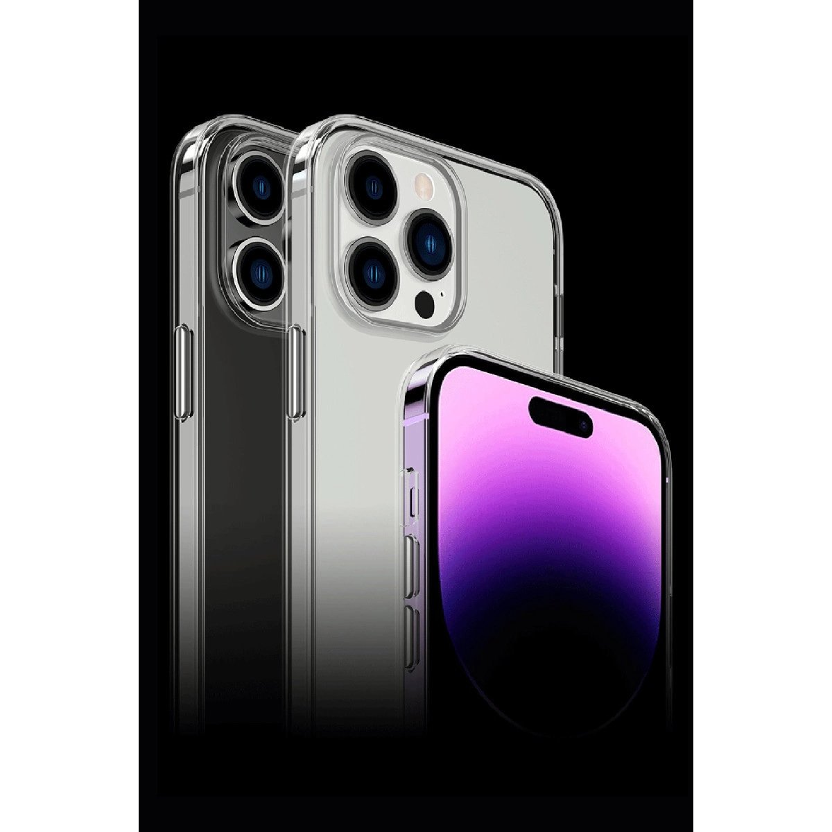 İphone 14 Pro Max Kılıf Tron Şeffaf Magsafe Kapak - Şeffaf İphone 14 Pro Max Kılıf Tron Şeffaf Magsafe Kapak - Şeffaf