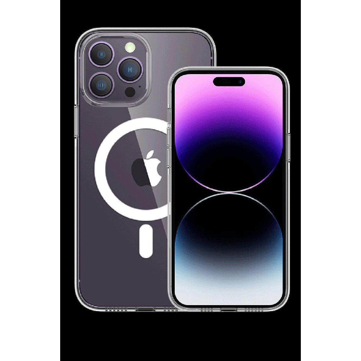 İphone 14 Pro Max Kılıf Tron Şeffaf Magsafe Kapak - Şeffaf İphone 14 Pro Max Kılıf Tron Şeffaf Magsafe Kapak - Şeffaf