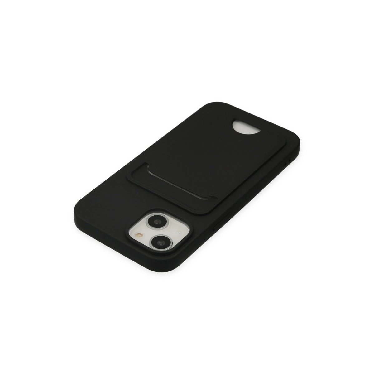 İphone 14 Plus Kılıf Kelvin Kartvizitli Silikon - Siyah İphone 14 Plus Kılıf Kelvin Kartvizitli Silikon - Siyah
