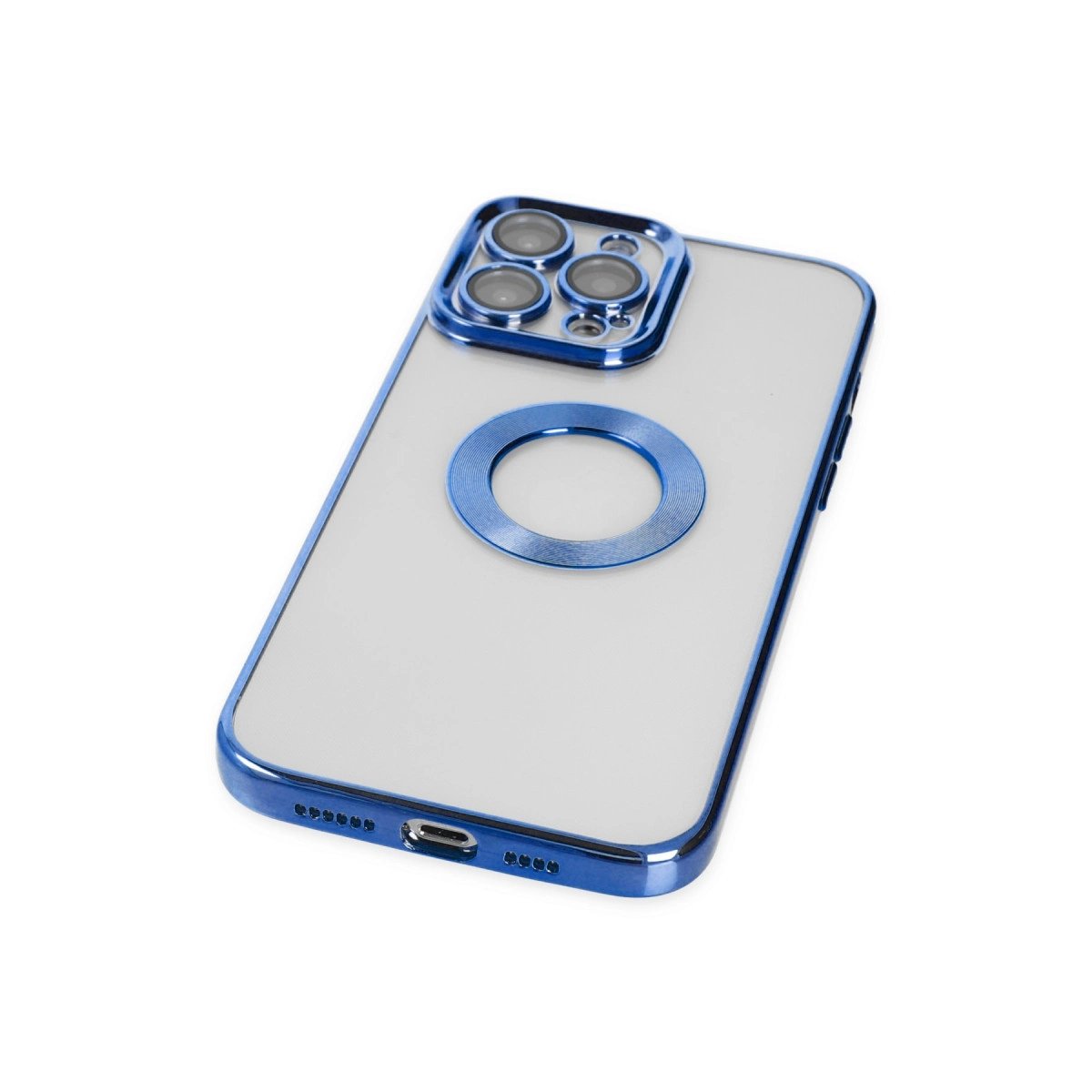 İphone 14 Pro Max Kılıf Slot Silikon - Mavi İphone 14 Pro Max Kılıf Slot Silikon - Mavi