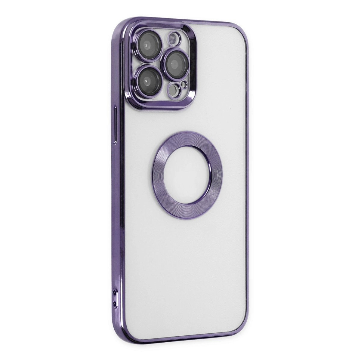 İphone 14 Pro Max Kılıf Slot Silikon - Mor İphone 14 Pro Max Kılıf Slot Silikon - Mor
