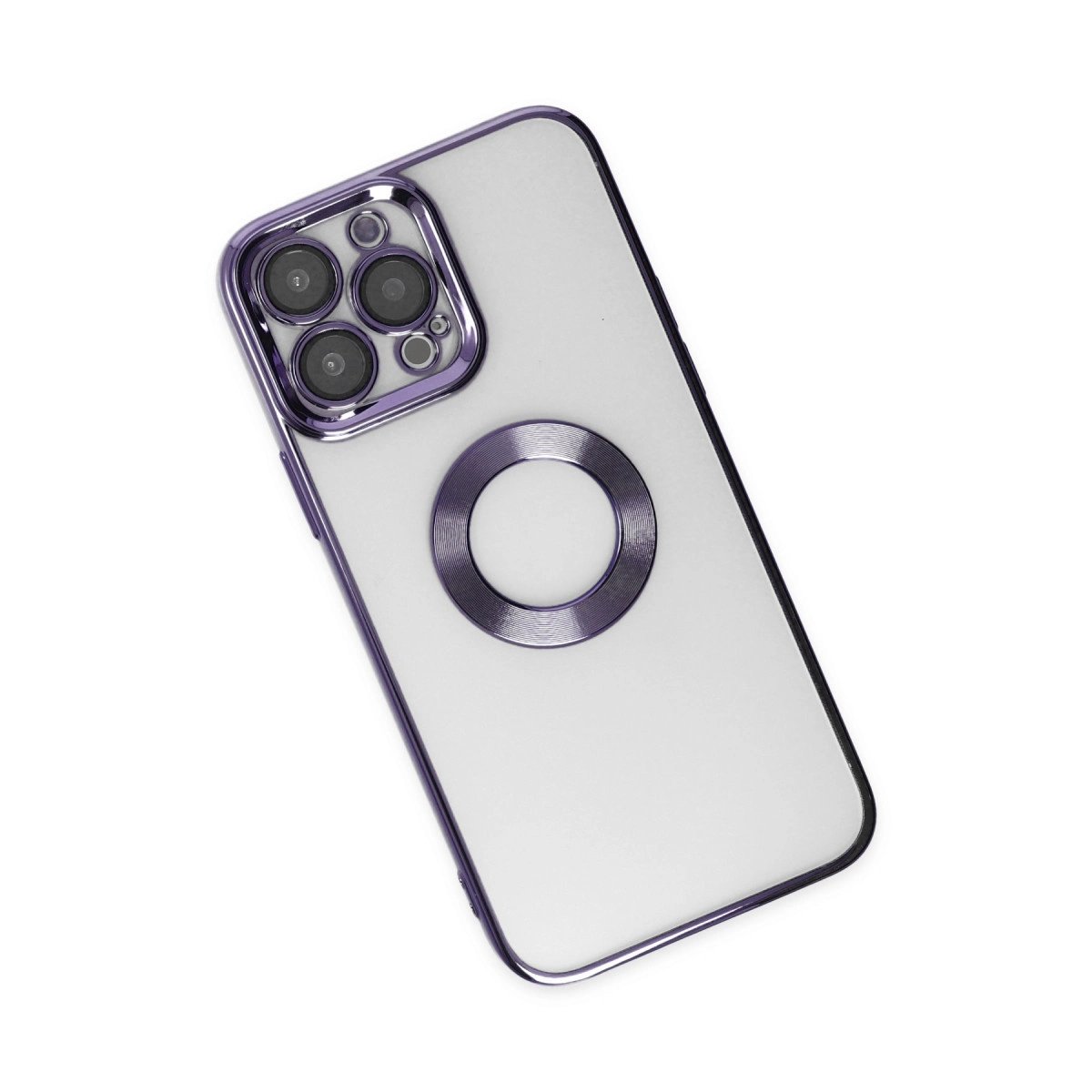 İphone 14 Pro Max Kılıf Slot Silikon - Mor İphone 14 Pro Max Kılıf Slot Silikon - Mor