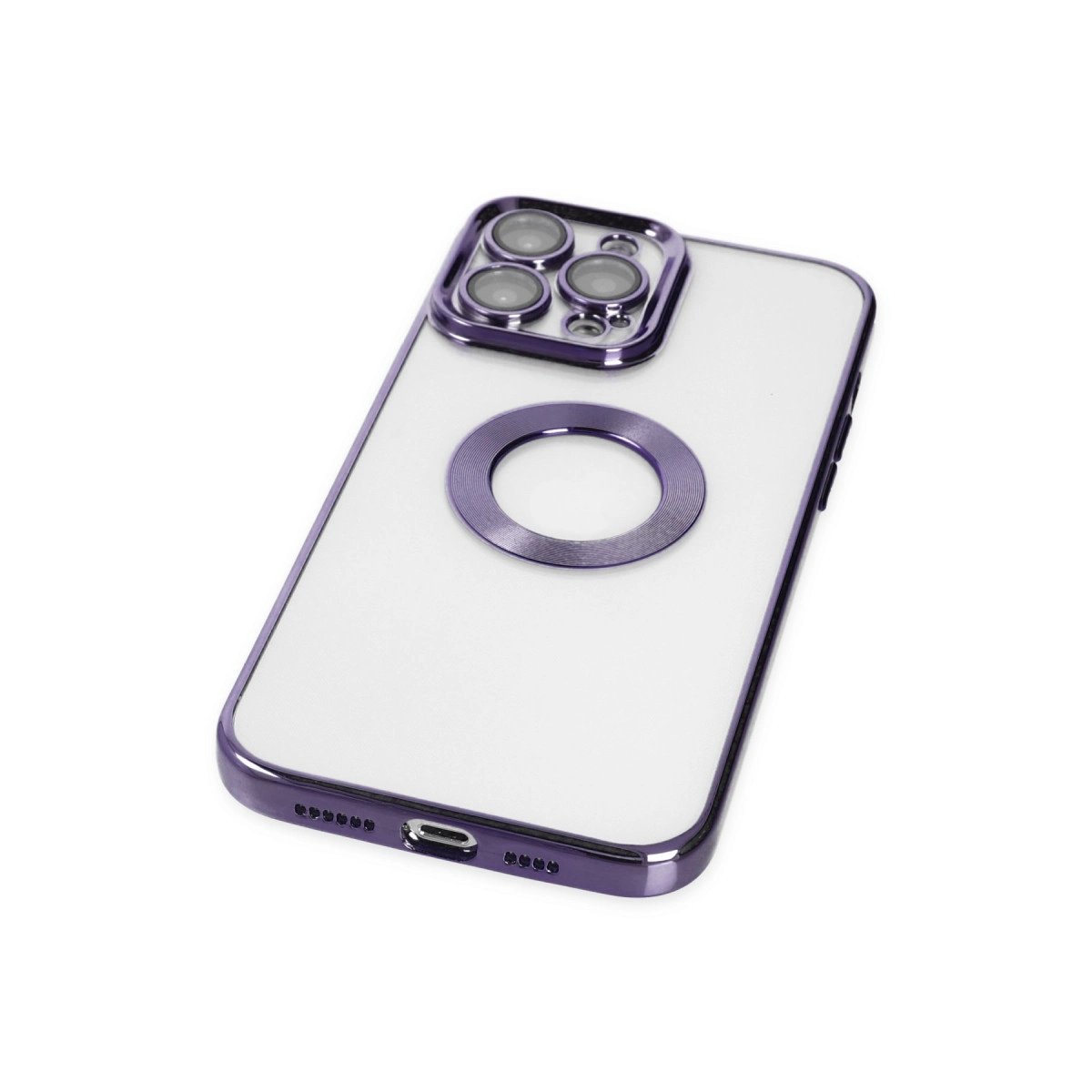 İphone 14 Pro Max Kılıf Slot Silikon - Mor İphone 14 Pro Max Kılıf Slot Silikon - Mor
