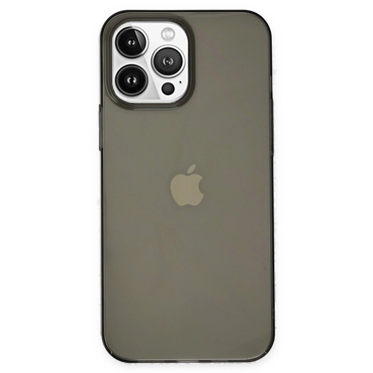 İphone 14 Pro Kılıf Pc Sert Şeffaf Kapak - Siyah İphone 14 Pro Kılıf Pc Sert Şeffaf Kapak - Siyah