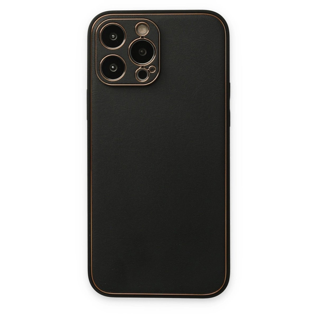 İphone 14 Pro Kılıf Coco Deri Silikon Kapak - Siyah İphone 14 Pro Kılıf Coco Deri Silikon Kapak - Siyah