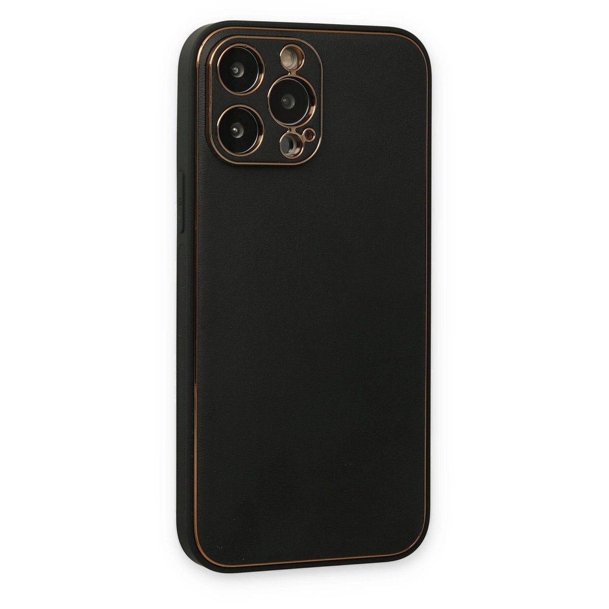 İphone 14 Pro Kılıf Coco Deri Silikon Kapak - Siyah İphone 14 Pro Kılıf Coco Deri Silikon Kapak - Siyah