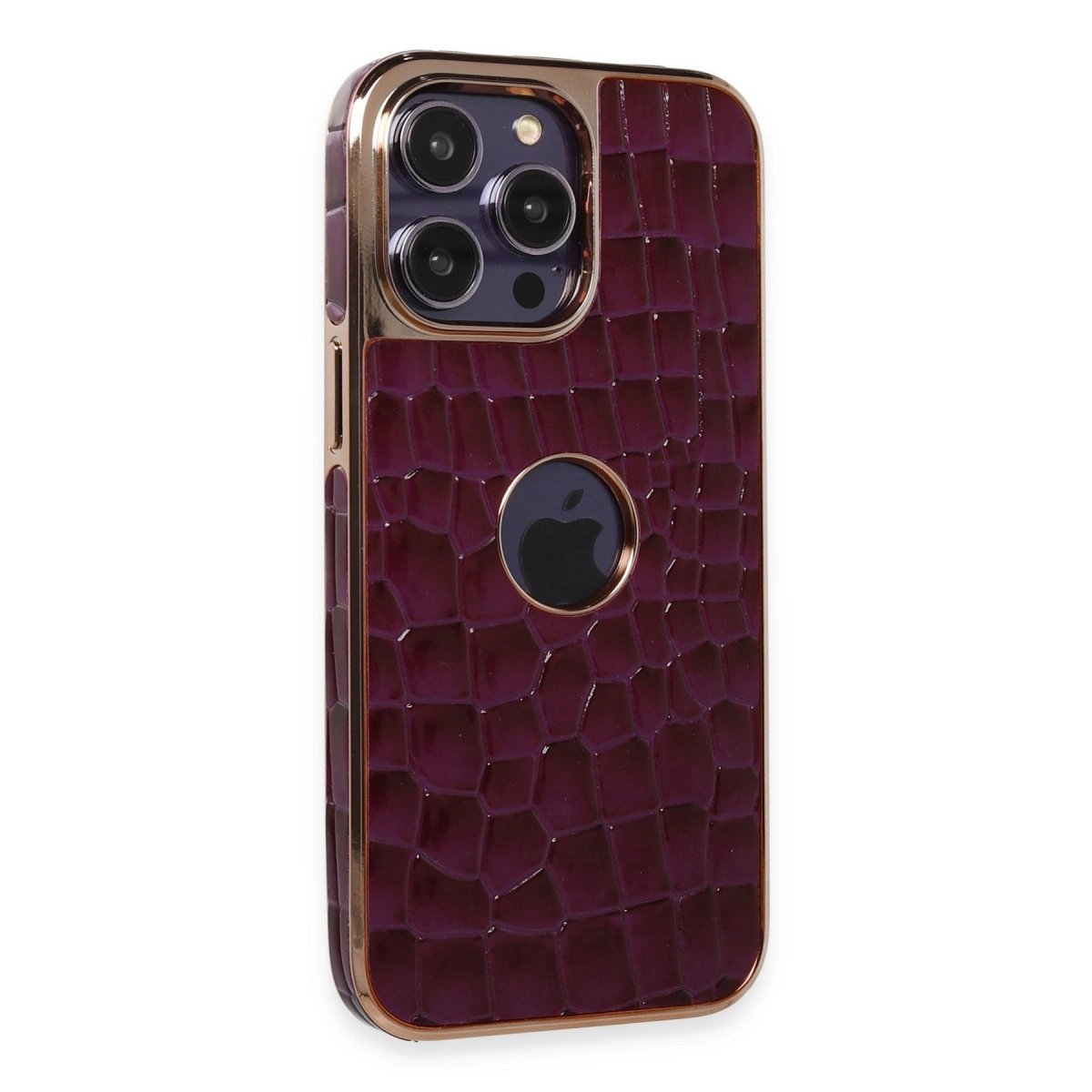 İphone 14 Pro Kılıf Snake Kapak - Derin Mor İphone 14 Pro Kılıf Snake Kapak - Derin Mor