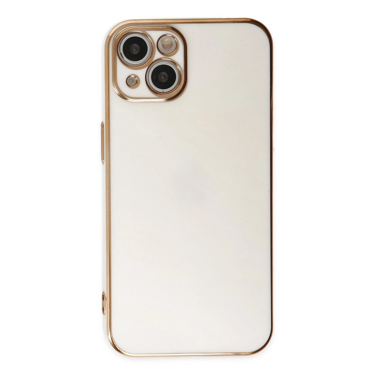 İphone 14 Kılıf Volet Silikon - Beyaz