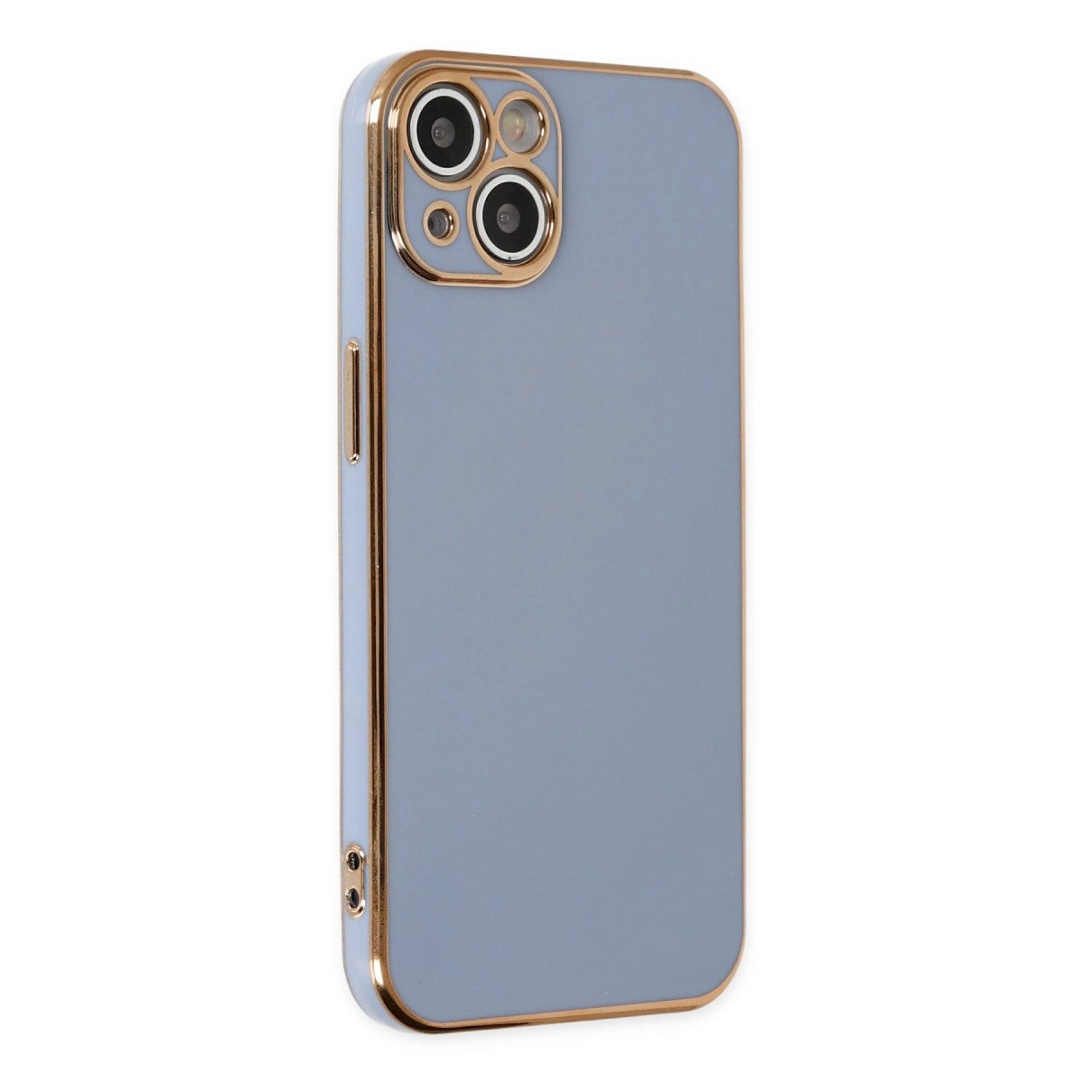 İphone 14 Kılıf Volet Silikon - Mavi
