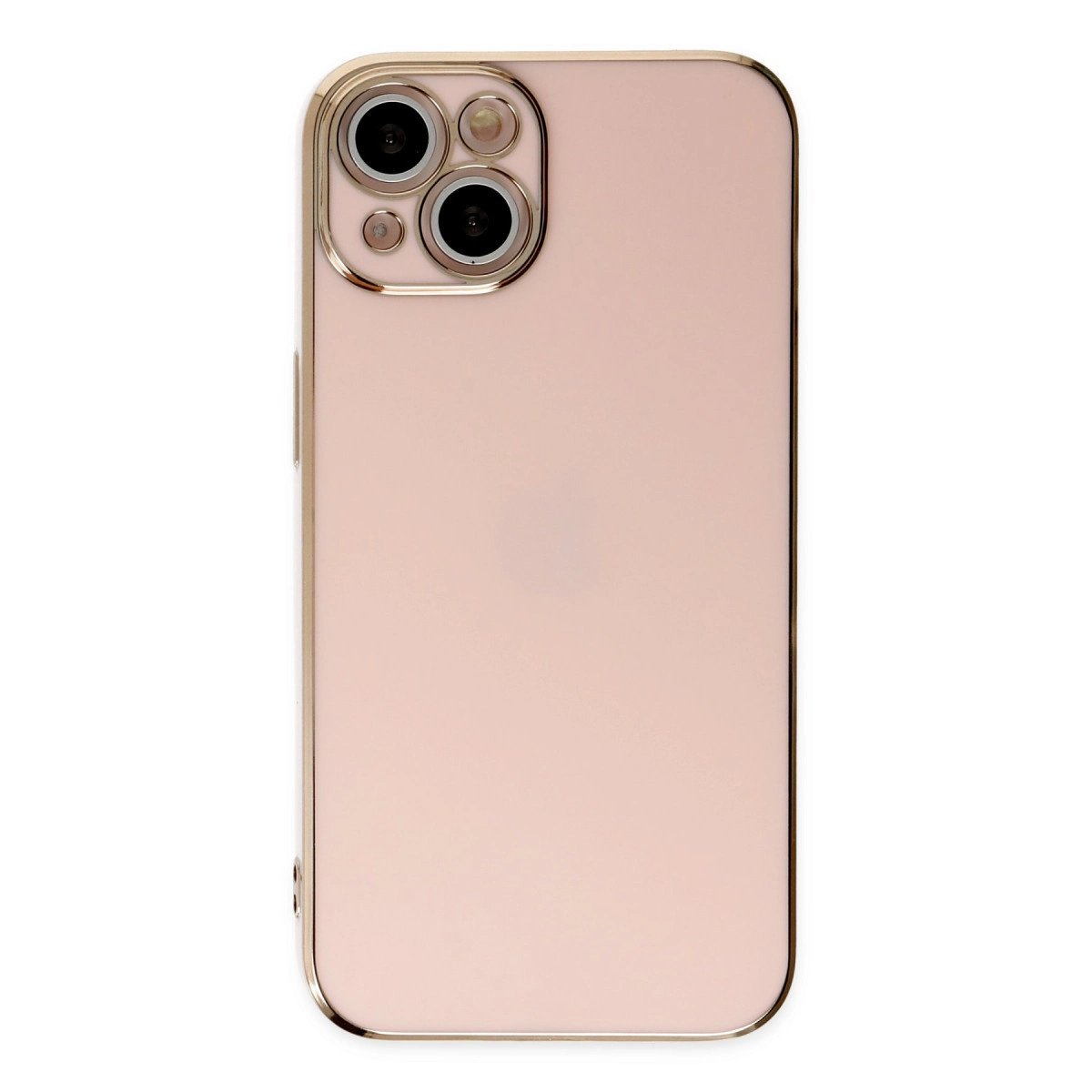 İphone 14 Kılıf Volet Silikon - Pembe İphone 14 Kılıf Volet Silikon - Pembe