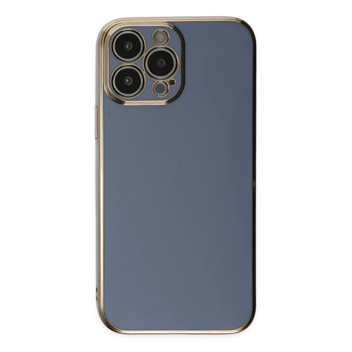 İphone 14 Pro Max Kılıf Volet Silikon - Mavi İphone 14 Pro Max Kılıf Volet Silikon - Mavi