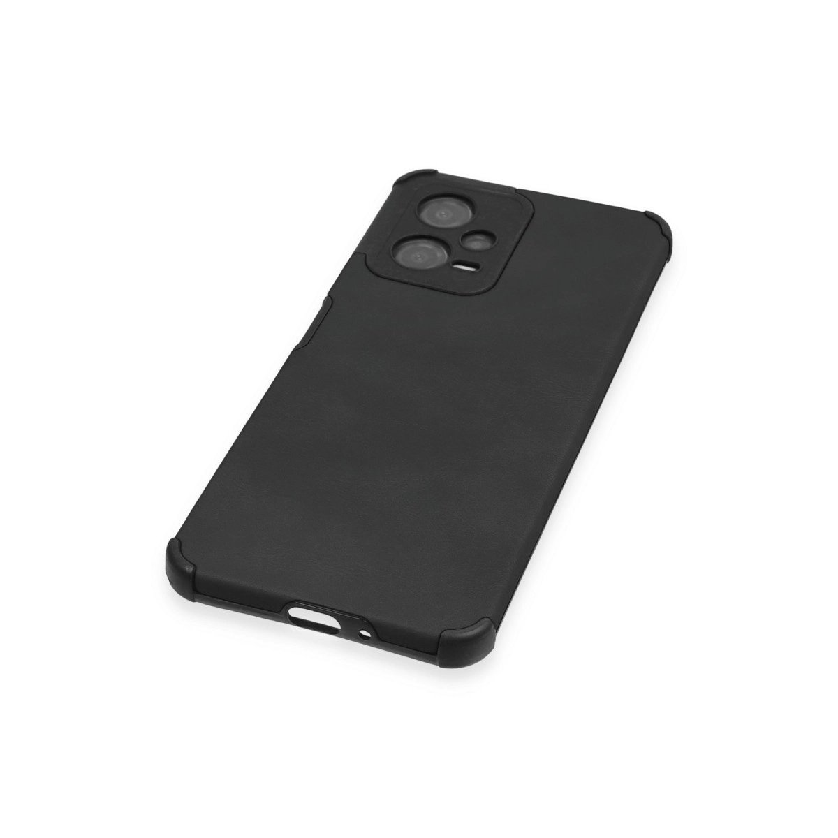 Xiaomi Redmi Note 12 5g Kılıf Loop Deri Silikon - Siyah
