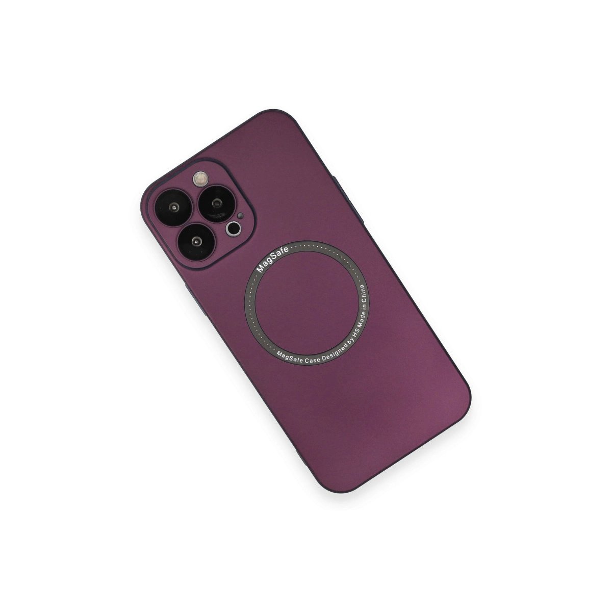 İphone 14 Pro Kılıf Jack Magneticsafe Lens Silikon - Mürdüm İphone 14 Pro Kılıf Jack Magneticsafe Lens Silikon - Mürdüm