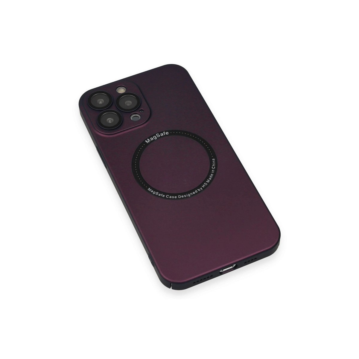 İphone 14 Pro Kılıf Jack Magneticsafe Lens Silikon - Mürdüm İphone 14 Pro Kılıf Jack Magneticsafe Lens Silikon - Mürdüm