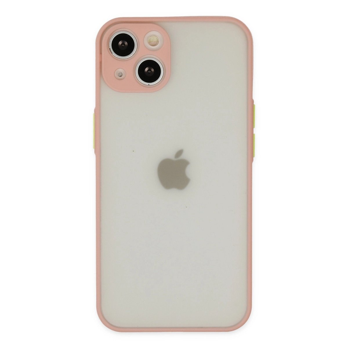 İphone 14 Kılıf Montreal Silikon Kapak - Pembe İphone 14 Kılıf Montreal Silikon Kapak - Pembe