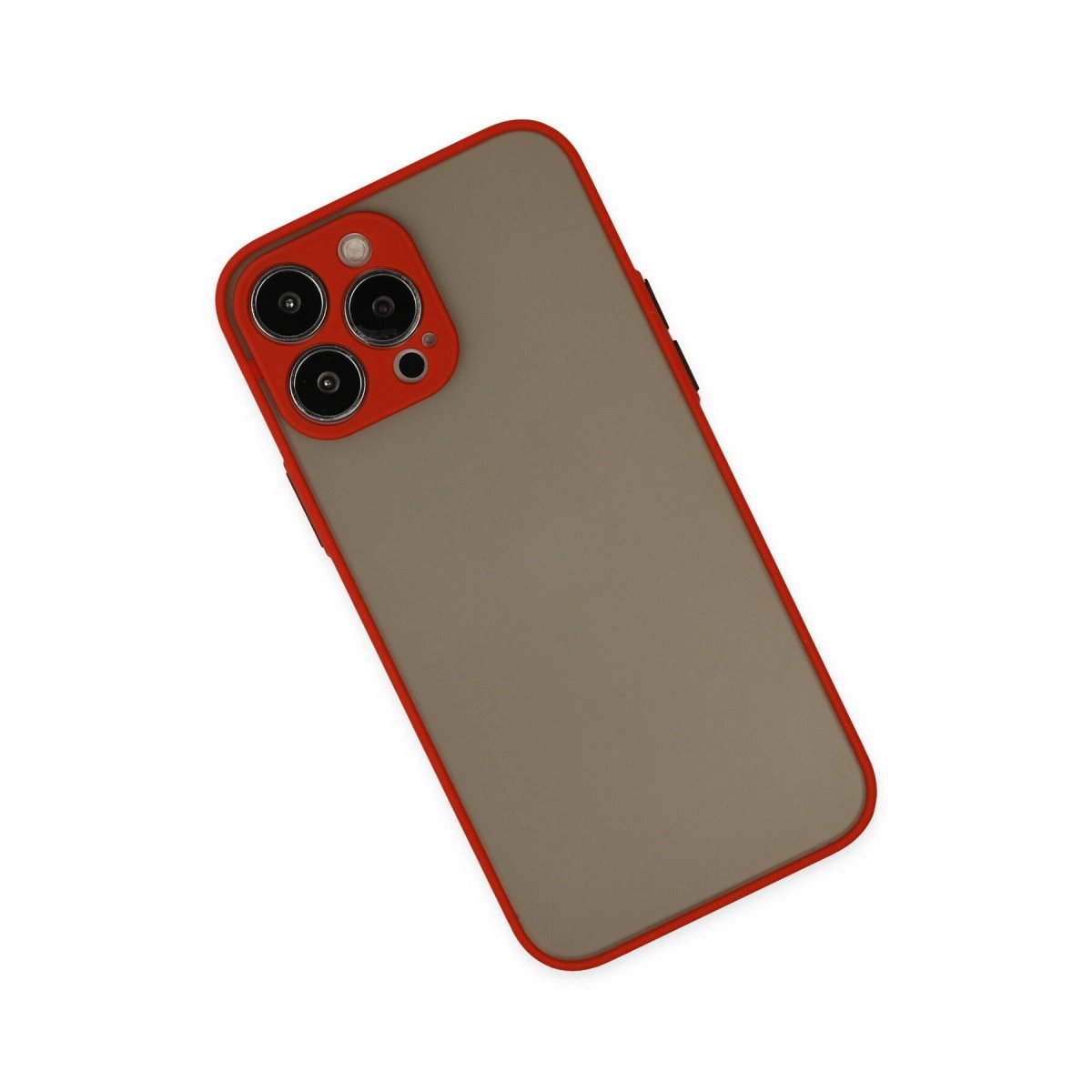 İphone 14 Pro Kılıf Montreal Silikon Kapak - Kırmızı İphone 14 Pro Kılıf Montreal Silikon Kapak - Kırmızı