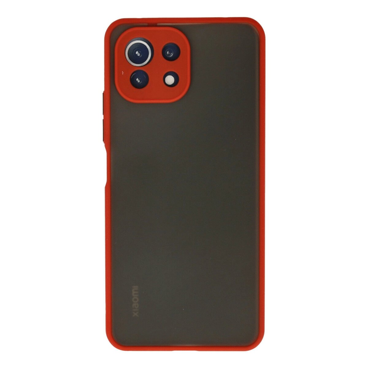 Xiaomi Mi 11 Lite Kılıf Montreal Silikon Kapak - Kırmızı Xiaomi Mi 11 Lite Kılıf Montreal Silikon Kapak - Kırmızı