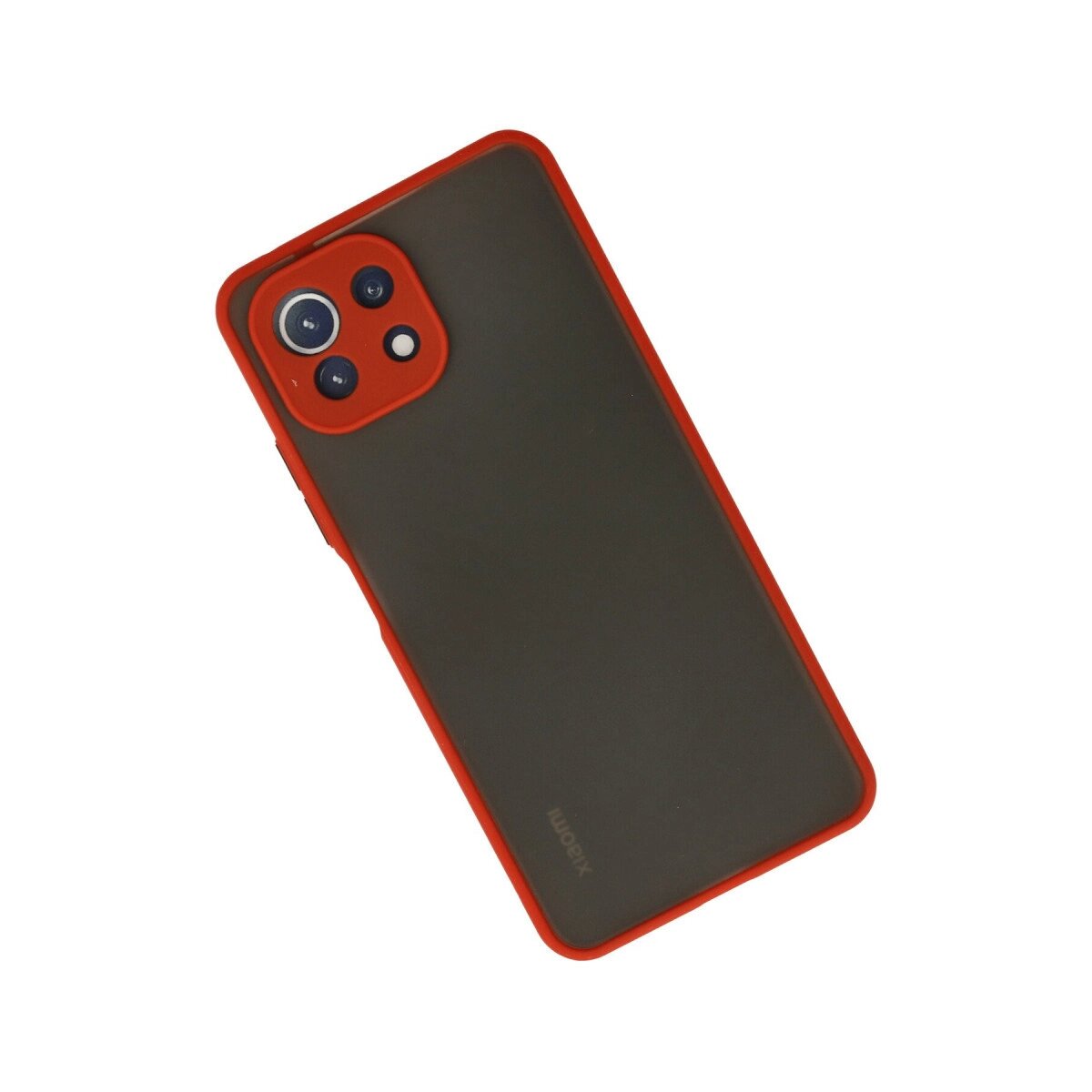 Xiaomi Mi 11 Lite Kılıf Montreal Silikon Kapak - Kırmızı Xiaomi Mi 11 Lite Kılıf Montreal Silikon Kapak - Kırmızı