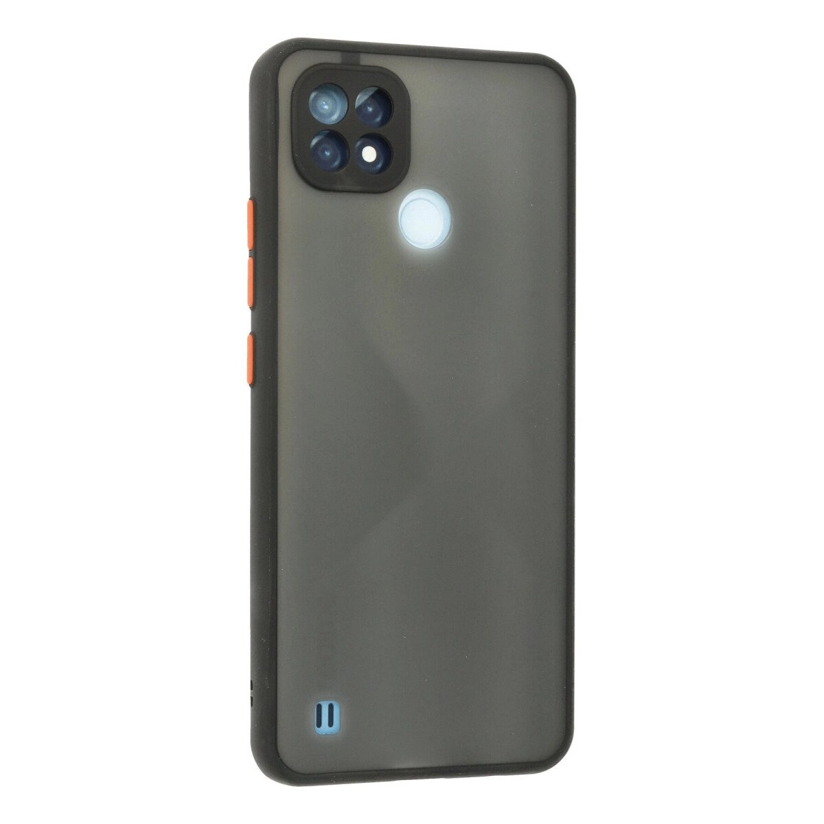 Realme C21 Kılıf Montreal Silikon Kapak - Siyah