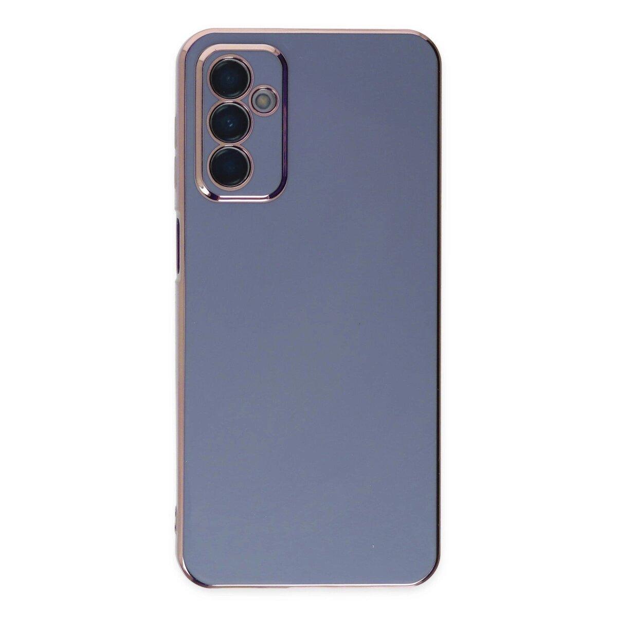 Samsung Galaxy M23 Kılıf Volet Silikon - Mavi Samsung Galaxy M23 Kılıf Volet Silikon - Mavi