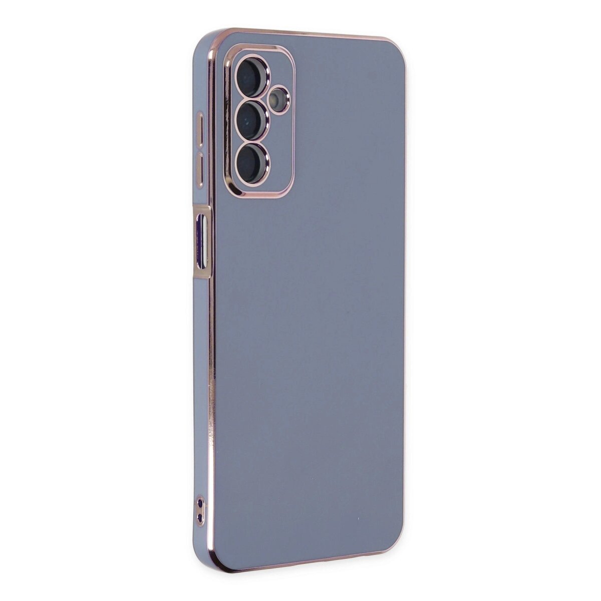 Samsung Galaxy M23 Kılıf Volet Silikon - Mavi Samsung Galaxy M23 Kılıf Volet Silikon - Mavi