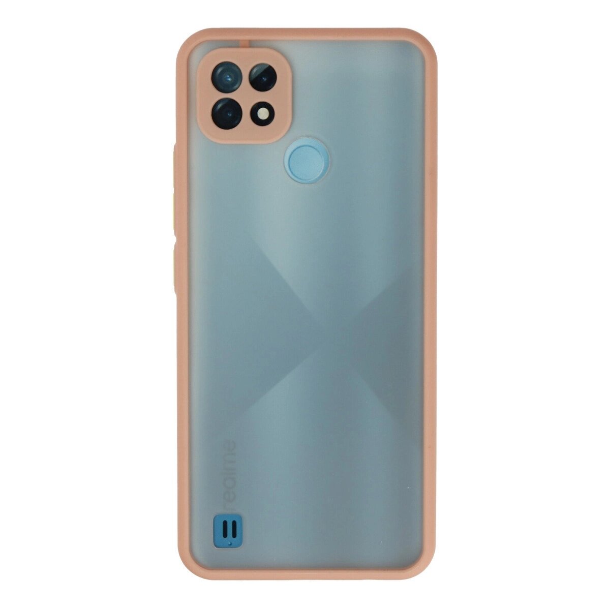 Realme C21 Kılıf Montreal Silikon Kapak - Pembe Realme C21 Kılıf Montreal Silikon Kapak - Pembe