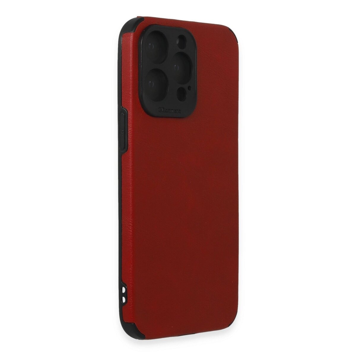 İphone 15 Pro Kılıf Loop Deri Silikon - Kırmızı İphone 15 Pro Kılıf Loop Deri Silikon - Kırmızı