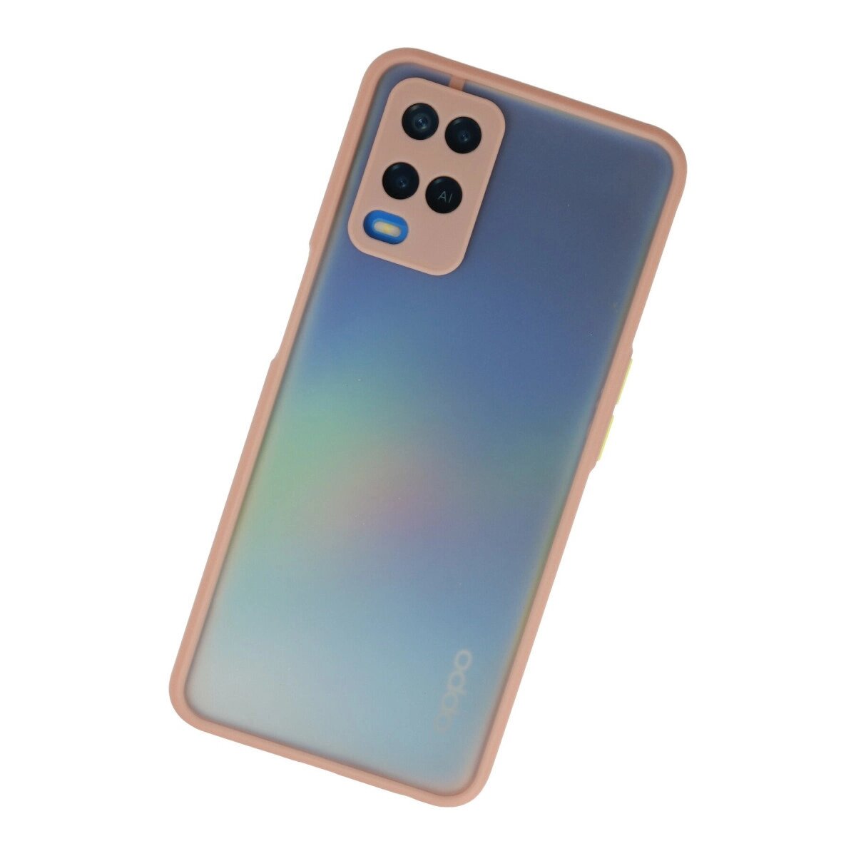Oppo A54 4g Kılıf Montreal Silikon Kapak - Pembe Oppo A54 4g Kılıf Montreal Silikon Kapak - Pembe